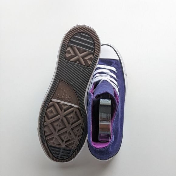 Converse Chuck Taylor All Star Hi New Orchid Violet Purple White Women's 5.5 - Picture 5 of 6